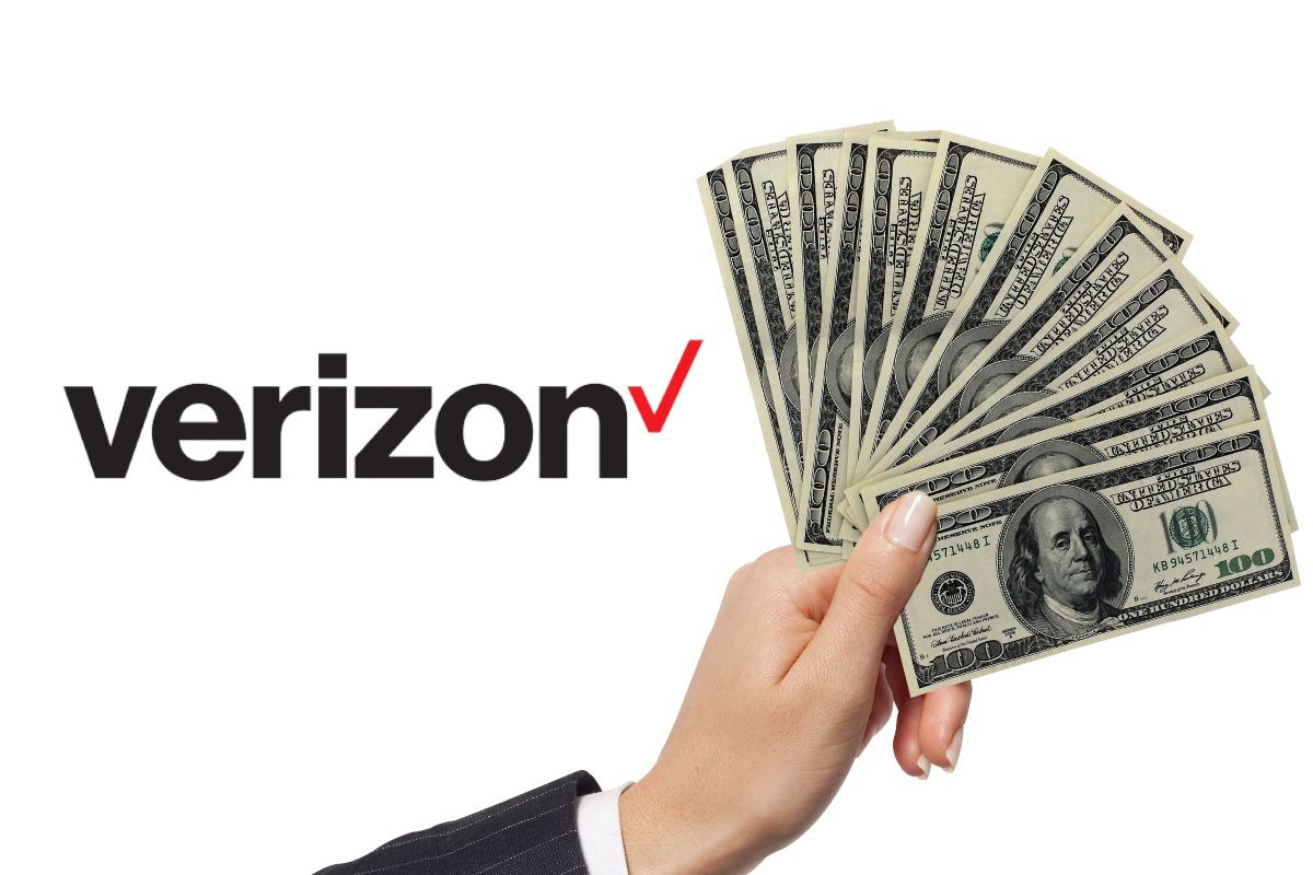 Verizon with the money stack
