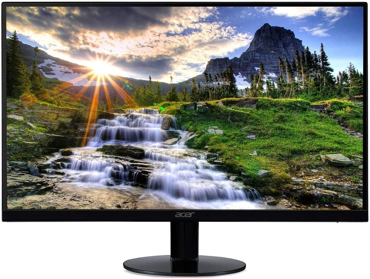 Want an extra screen without spending a lot? This 21.5-inch monitor comes in Full HD resolution and has a 75Hz refresh rate so you get a solid baseline experience. Plus, it's an IPS panel with great viewing angles. It may not have anything too fancy, but this is a great budget option.