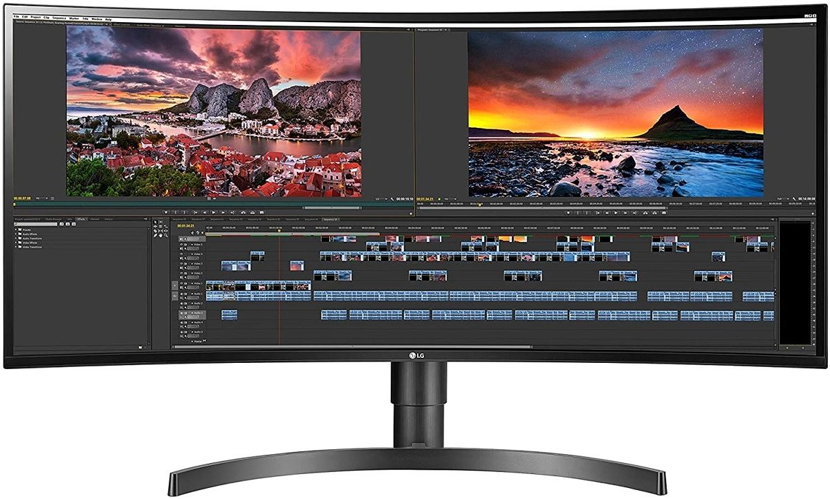 This monitor is great for multitasking beyond what's on your Surface Pro X screen. With a wide 21:9 aspect ratio, you can stack a ton of windows side by side, and get so much more work done