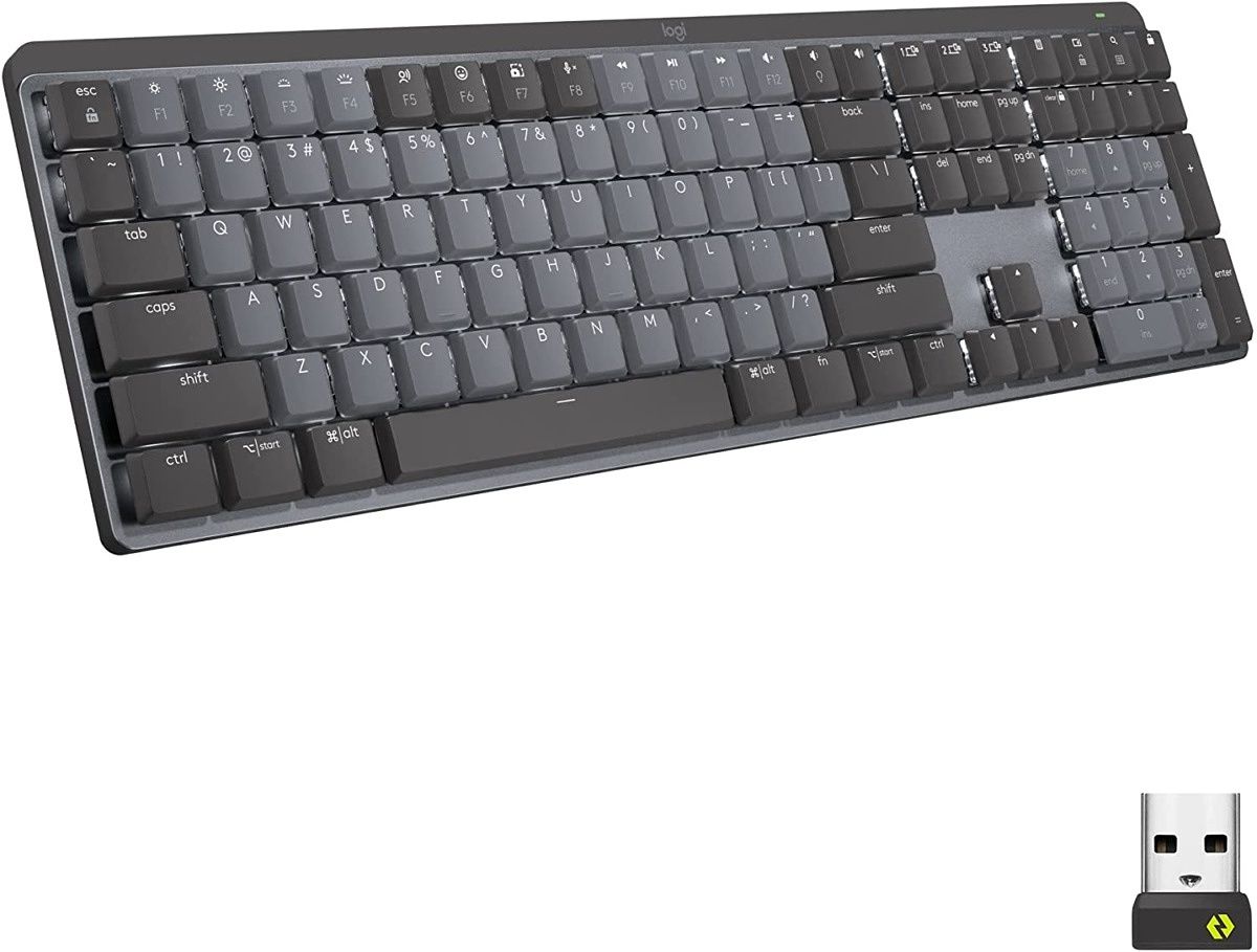 Mechanical keyboards are preferred by a lot of jeyboard users, mostly because the mechanical switches offer more precise actuation and feedback for a more comfortable feel. For productivity, the Logitech MX Mechanical is one of the best options, with three switch types to choose from.