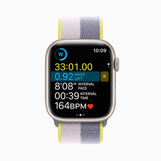 workout app on the Apple Watch, watch OS 9, custom workout
