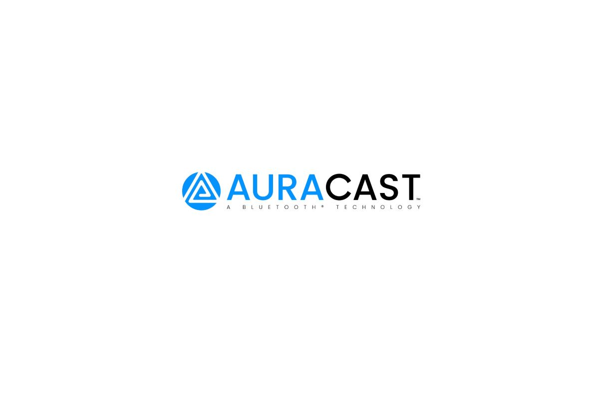 Auracast logo on a white background