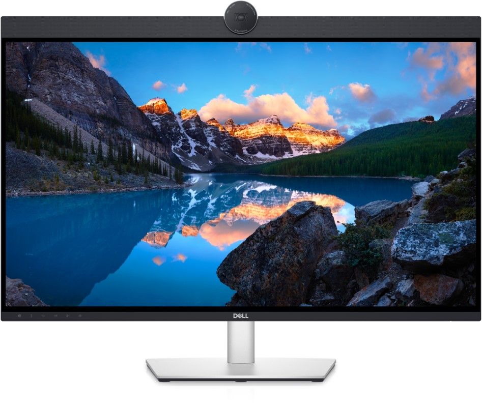 The Dell UltraSharp 32 4K Conferencing Monitor includes a high-resolution IPS Black panel and a 4K webcam, plus powerful audio for remote conferencing.