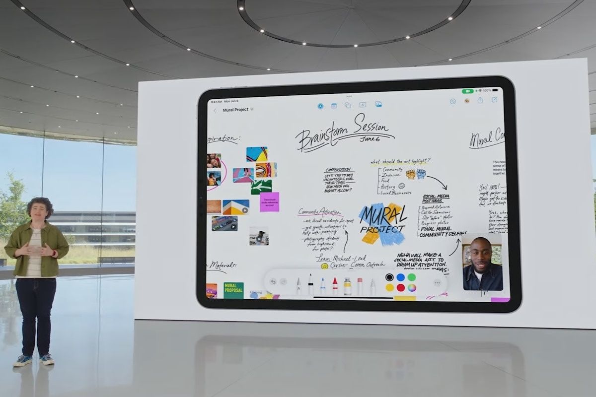 Freeform board on iPad