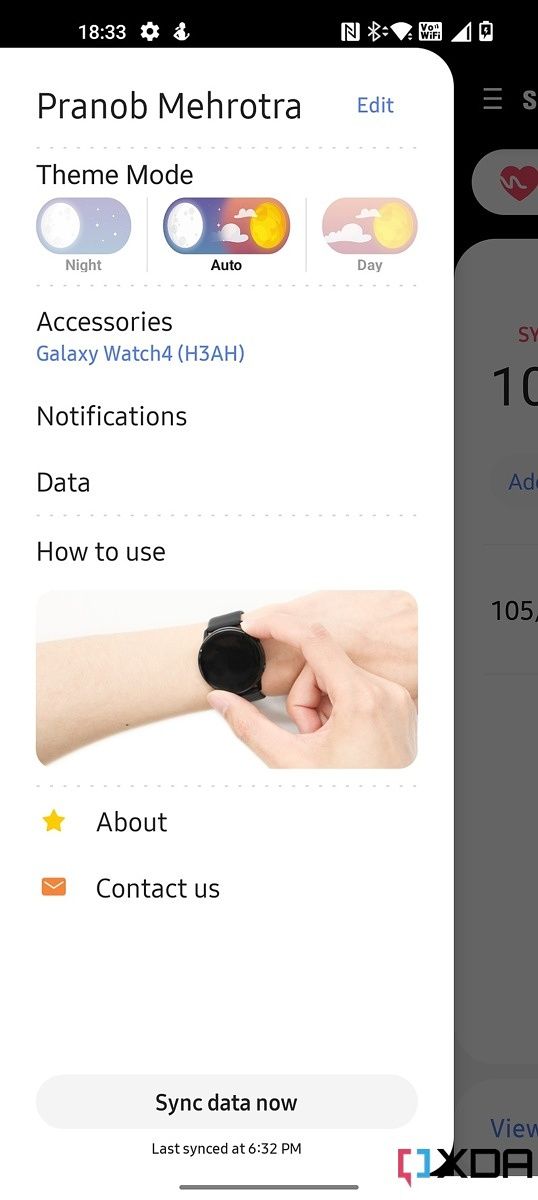 How to enable Blood Pressure Sync on the Samsung Galaxy Watch 4