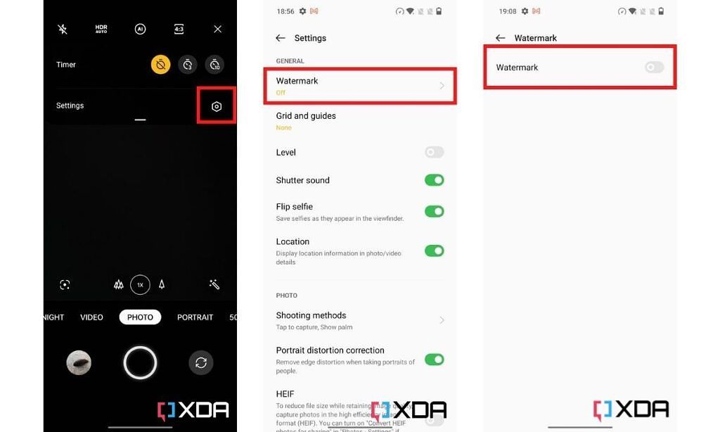 How to remove watermark from OnePlus phones
