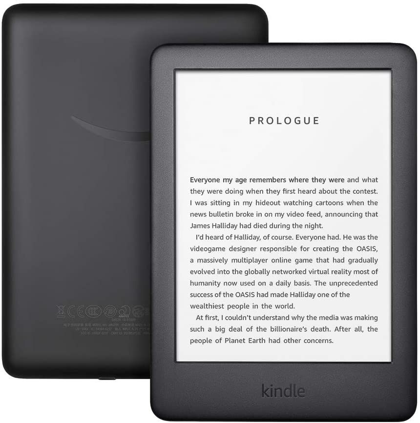 The all-new Kindle 10th Gen packs a 6-inch E-ink display with front light and up to four weeks of battery.