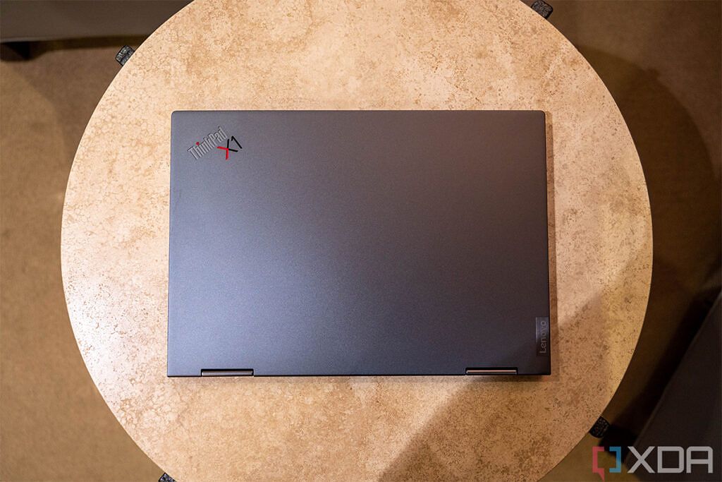 Top down view of ThinkPad X1 Yoga
