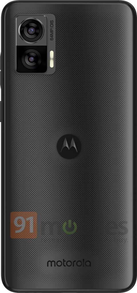 Leaked render of the Motorola Edge 30 Lite