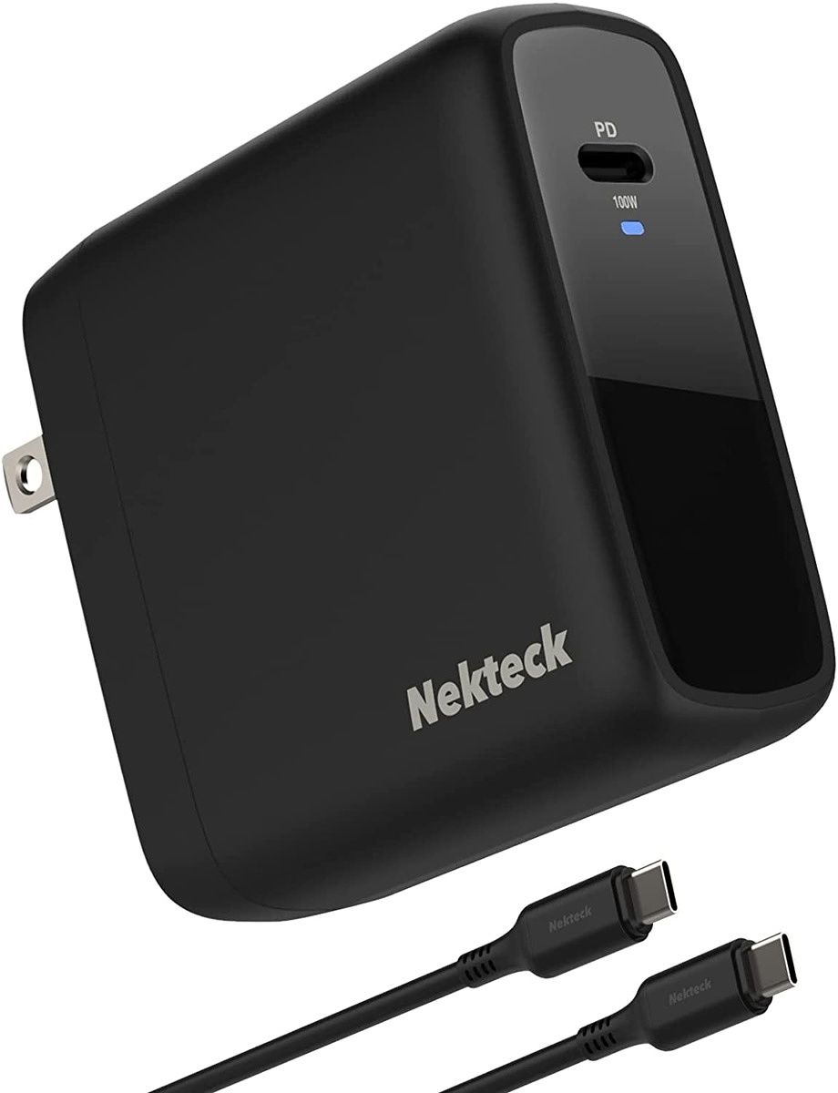 Не заинтересованы в порте Surface Connect?  Это зарядное устройство Nekteck довольно простое, но оно обеспечивает мощность 100 Вт, и это все, что вам нужно для питания даже высокопроизводительного Surface Laptop Studio.