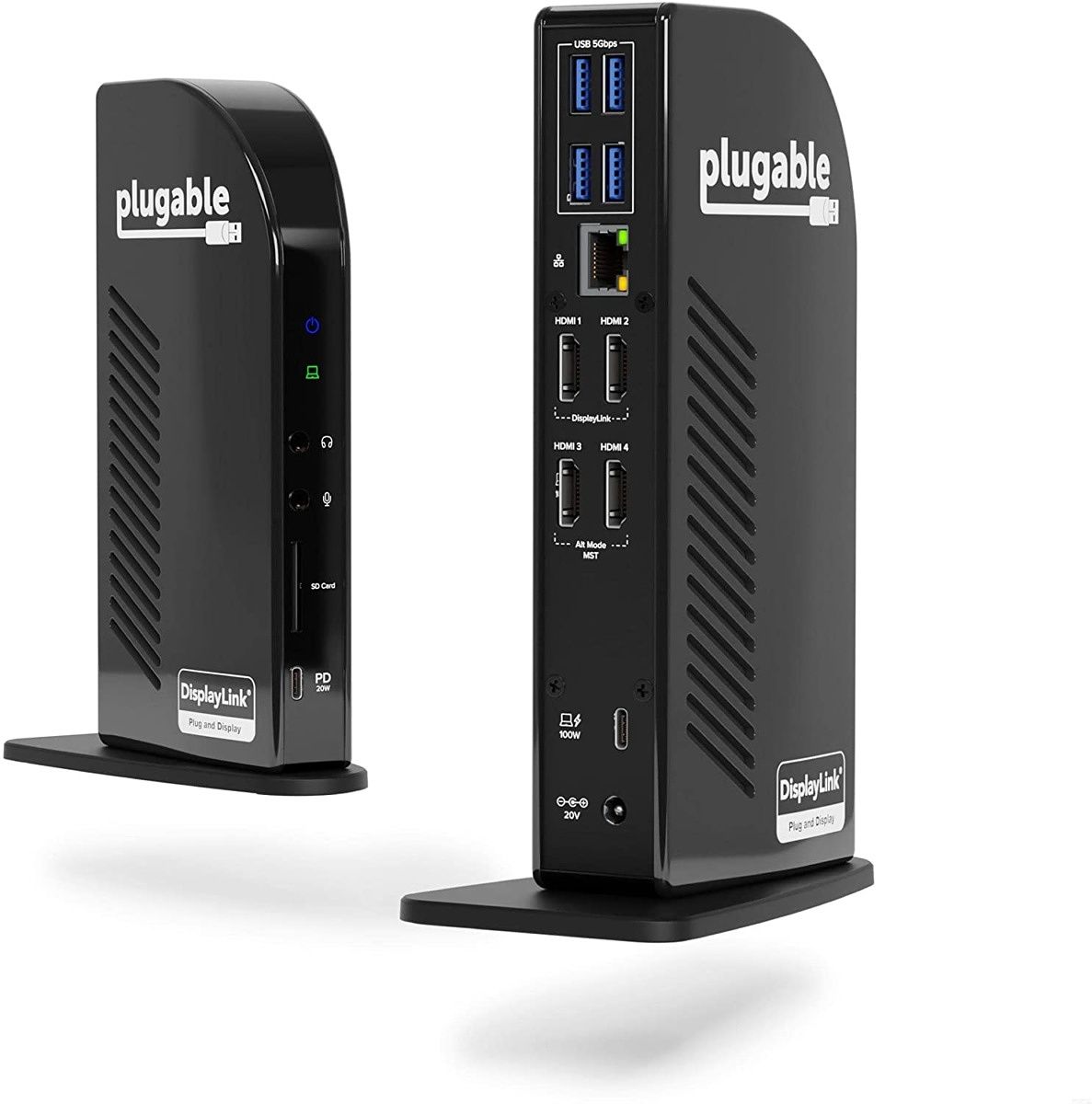 The Plugable UD-3900C4 is a docking station that can connect up to four Full HD monitors, plus other peripherals to your laptop.