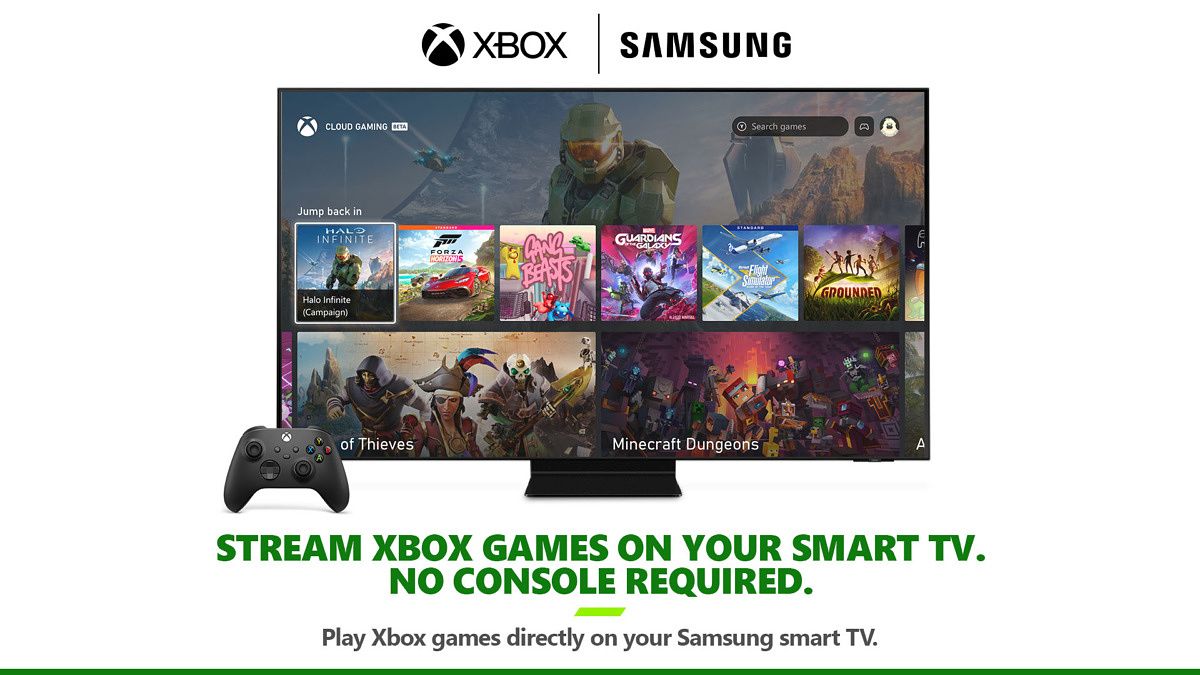 Xbox Cloud Gaming on Samsung TVs
