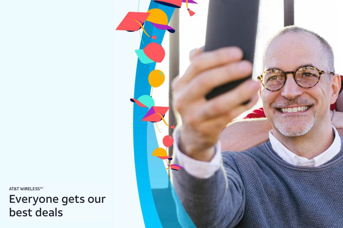 AT&T deals with a gentleman being extra happy