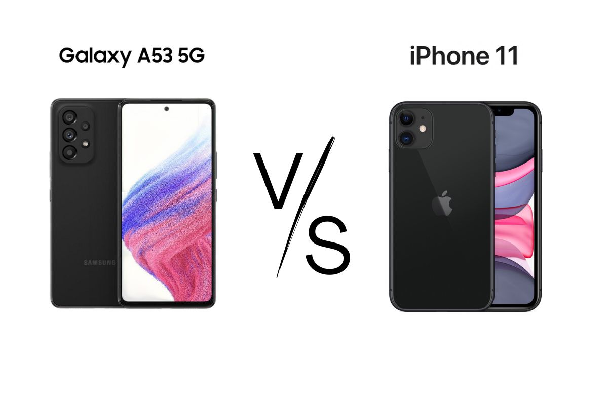 Samsung Galaxy A53 5G versus Apple iPhone 11