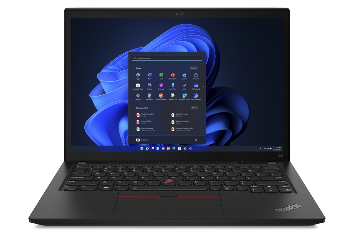 The Lenovo ThinkPad X13 features the iconic ThinkPad design and powerful specs in both Intel and AMD variants.