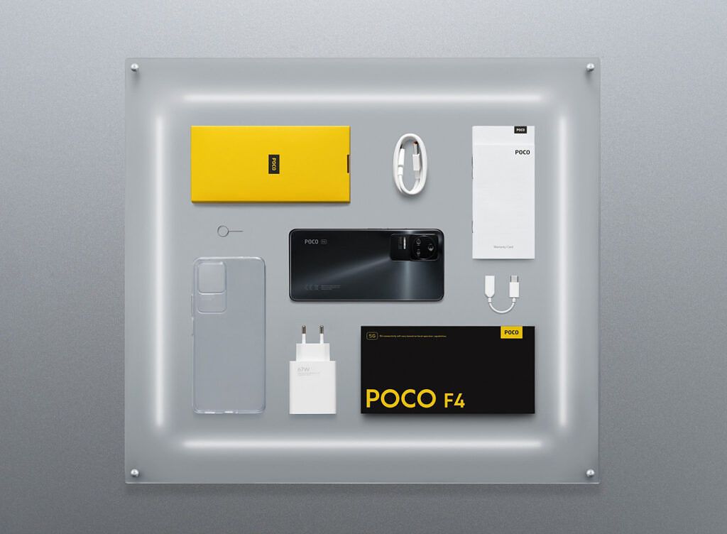 Poco F4 packaging