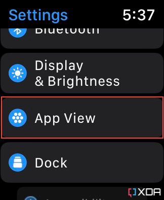 How to switch between Grid and List App Views on an Apple Watch