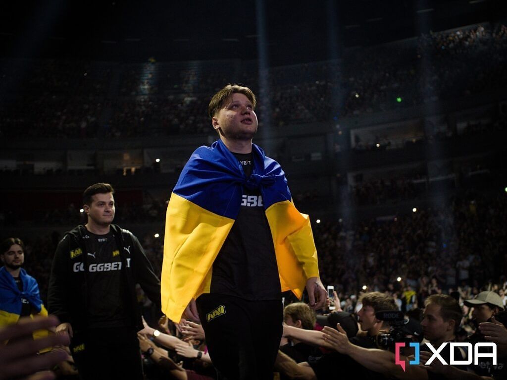 IEM Cologne s1mple looks at the stage