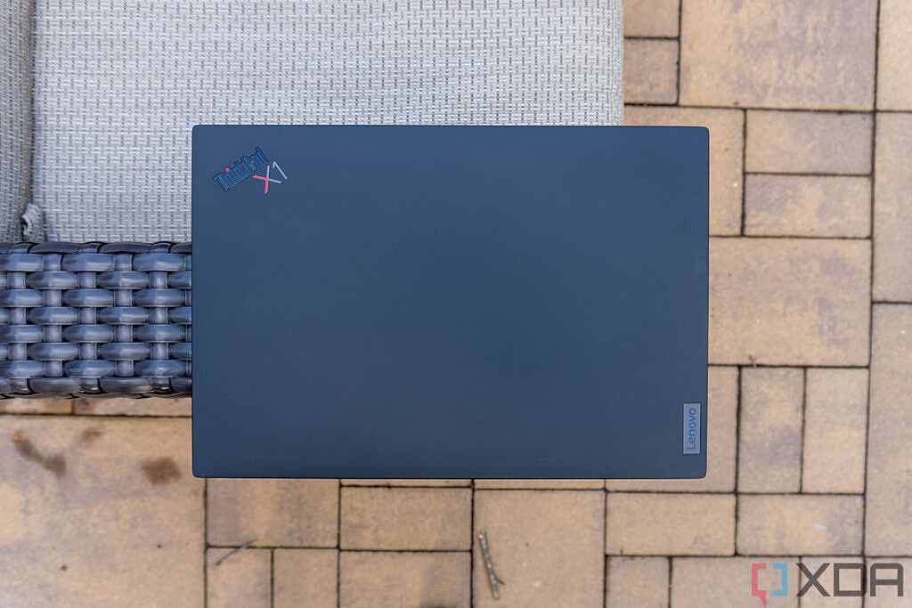Top down view of Lenovo ThinkPad X1 Carbon