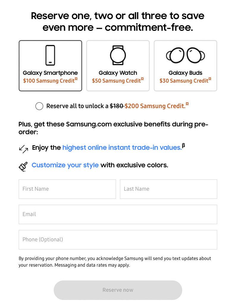 samsung reserve fold 4