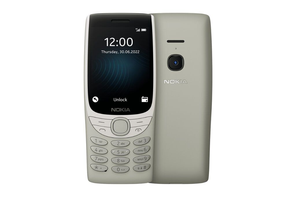 Nokia 8210 4G front and rear