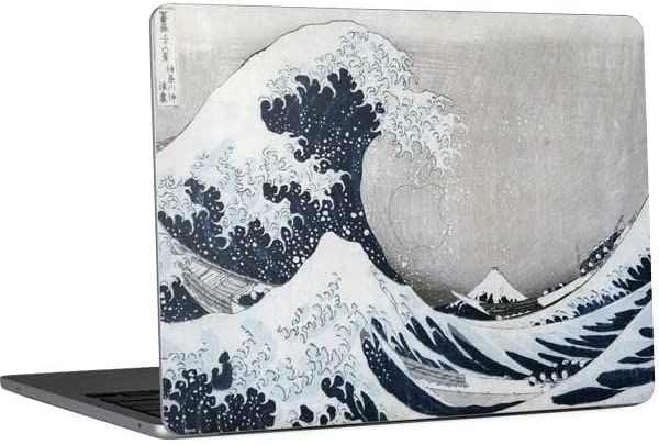 This vinyl skin features a wave painting for those sailing across the ocean of ideas using their Macs. It's easily applied and removed.