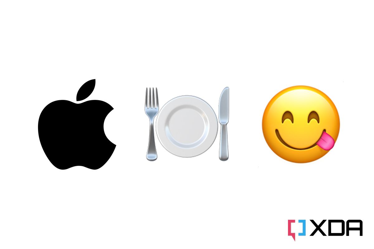 Apple-Logo-next-to-plate-and-savory-face-emoji