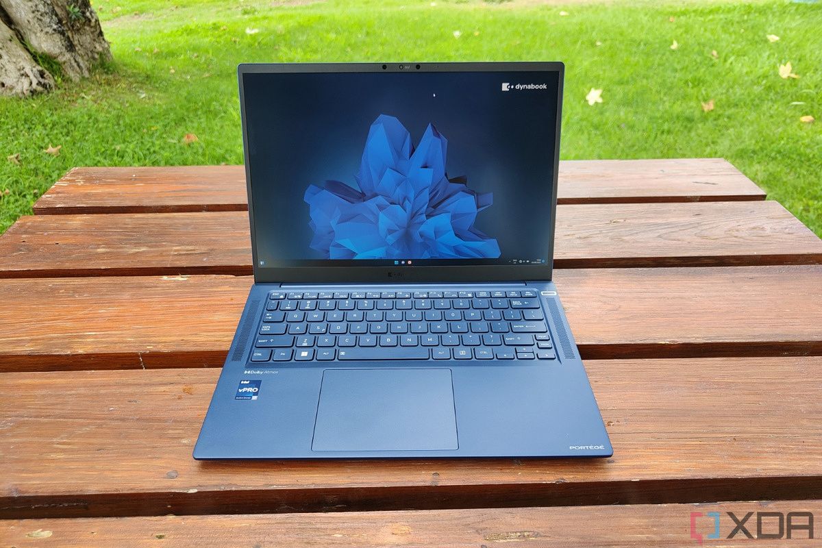 Front view of the Dynabook Portégé X40L-K laptop