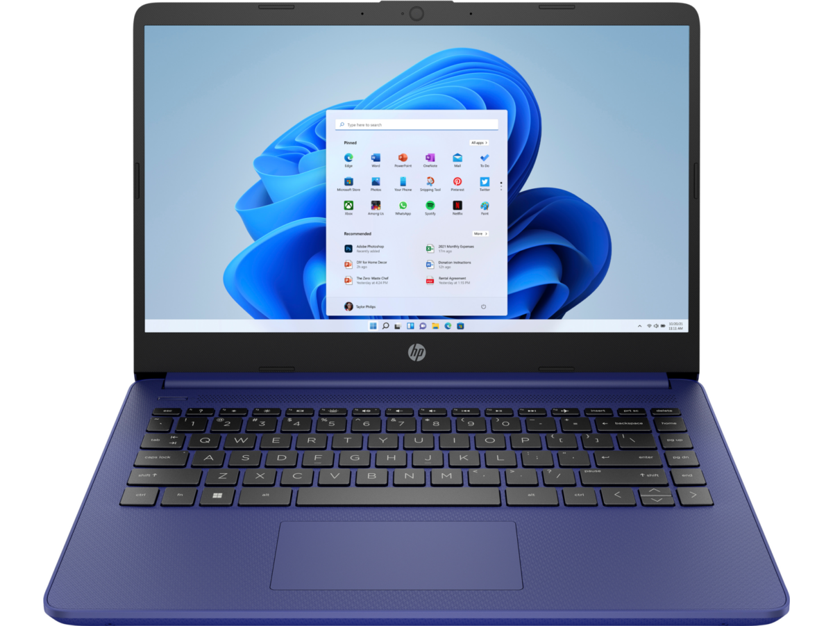 A pesar de ser bastante básica, la computadora portátil HP 14 viene con especificaciones sólidas que deberían brindar todo el rendimiento que necesita para las tareas diarias.