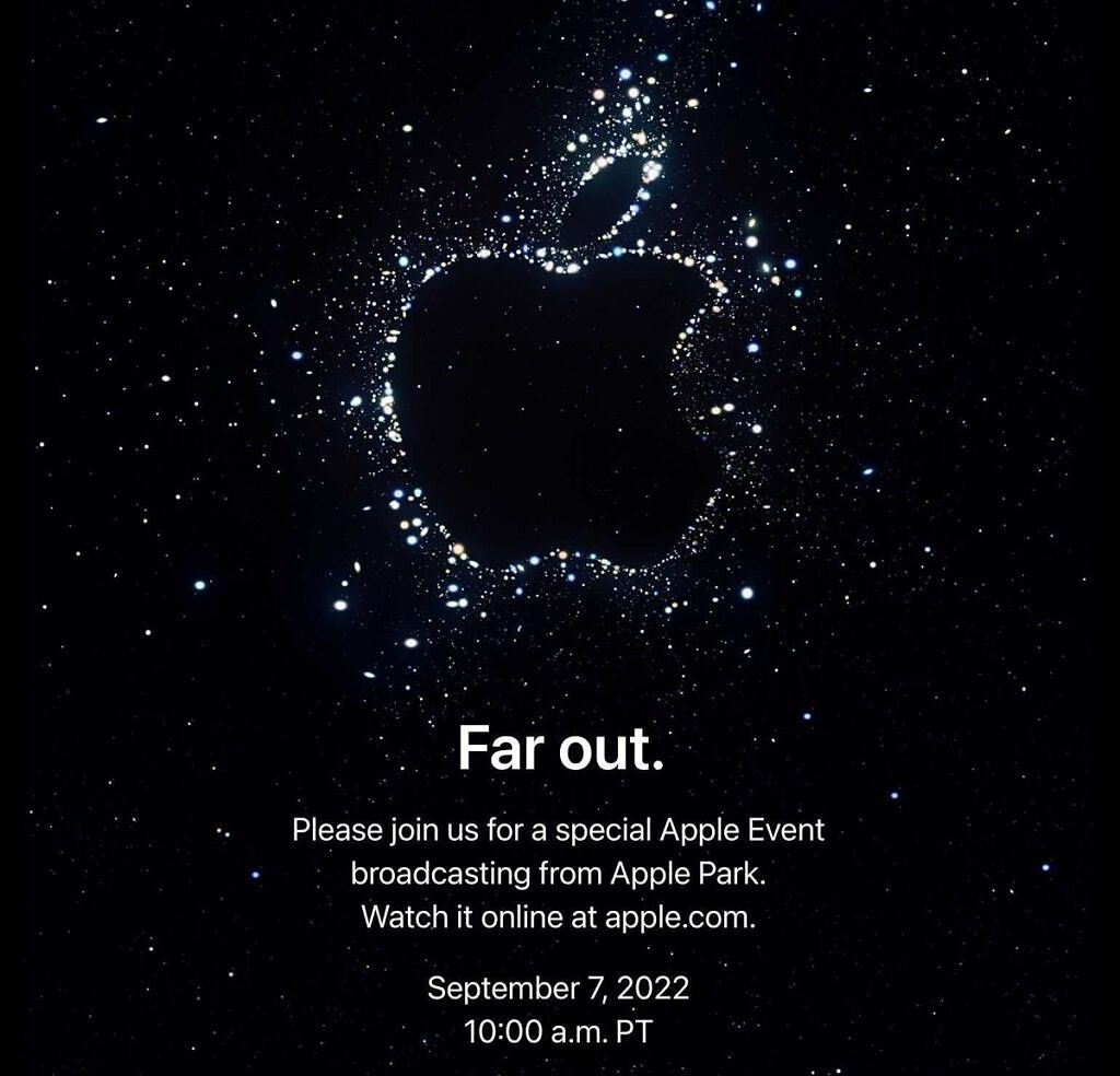 Apple Far out iPhone event 2022