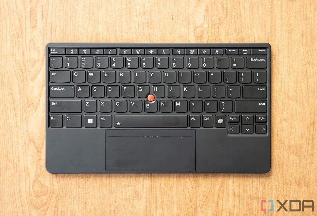Top down view of ThinkPad keyboard