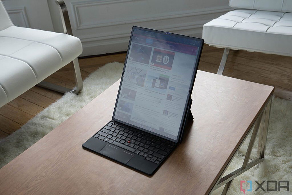 ThinkPad X1 Fold in vertical mode