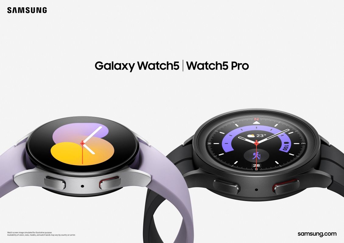 Samsung Galaxy Watch 5 Pro launch poster.