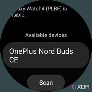 Galaxy Watch 5 searching for bluetooth devices