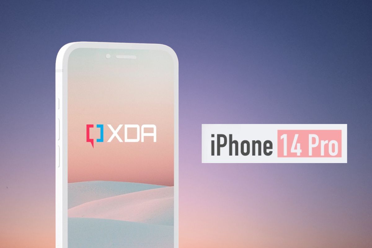 XDA iPhone 14 Pro logo