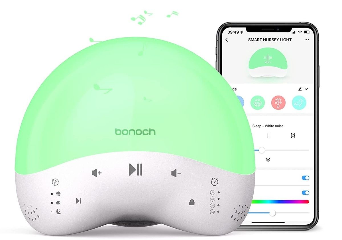 Bonoch has a smart nightlight designed for the nursery and managed by an app, so you can rest assured that your little ones are sleeping soundly