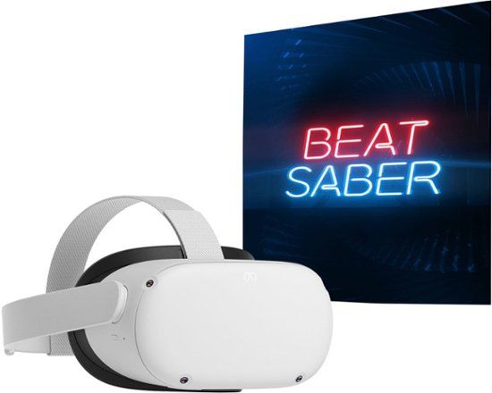 Meta Quest 2 with Beat Saber