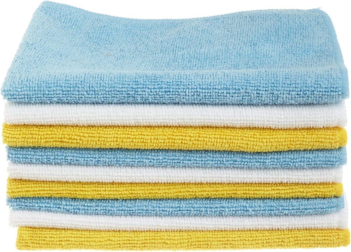 This pack of microfiber cleaning cloths will last the test of time and help you wipe down all of your electronics and other items in your household