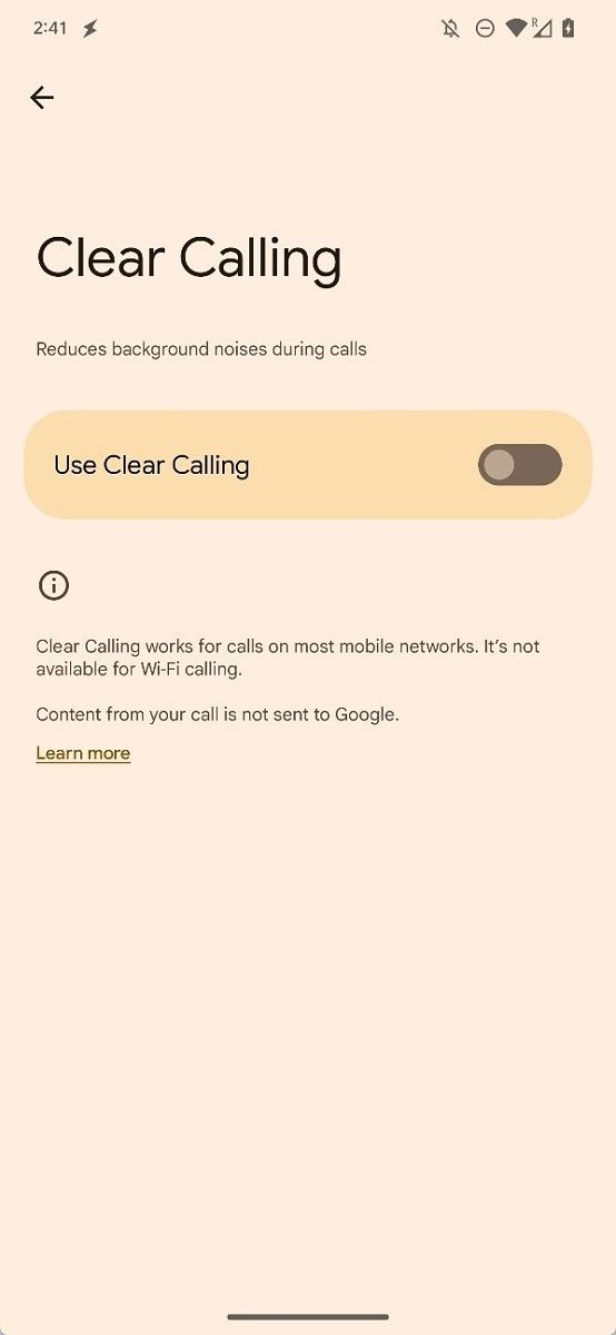 Android 13 QPR1 Beta 1 hints at new Clear Calling feature to reduce