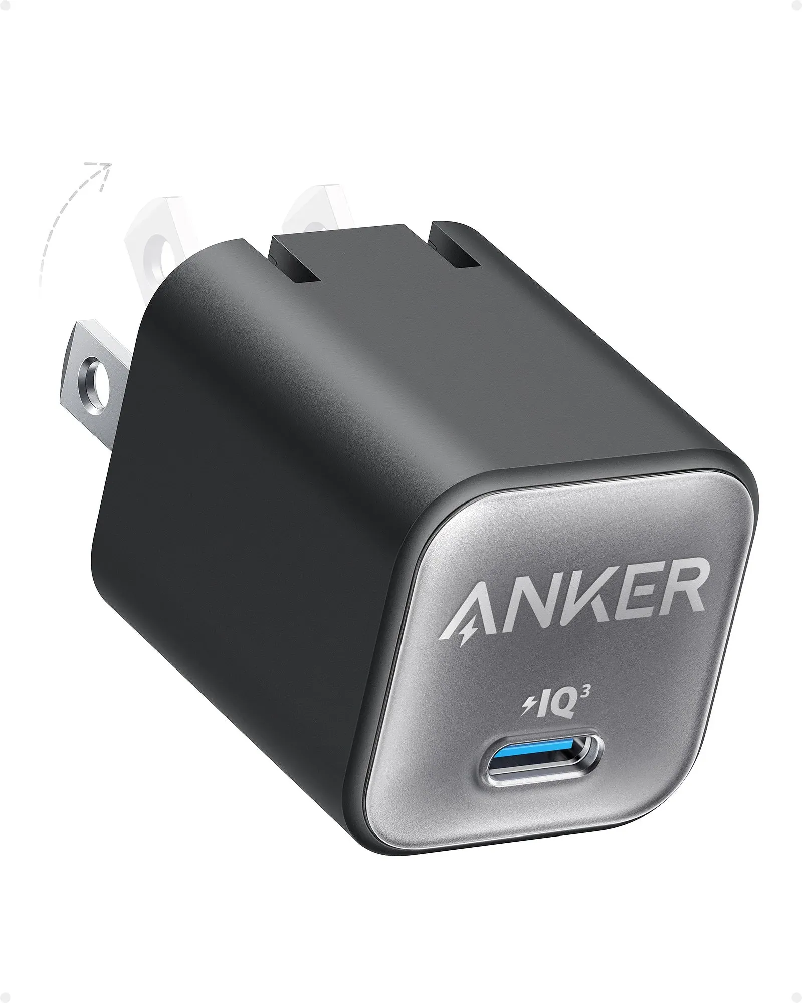 The Anker Nano 3 is one of the smallest GaN-based chargers on the market. It can deliver up to 30W of power to compatible devices and comes in five colorways. The company also offers a 24-month warrany on the charger.