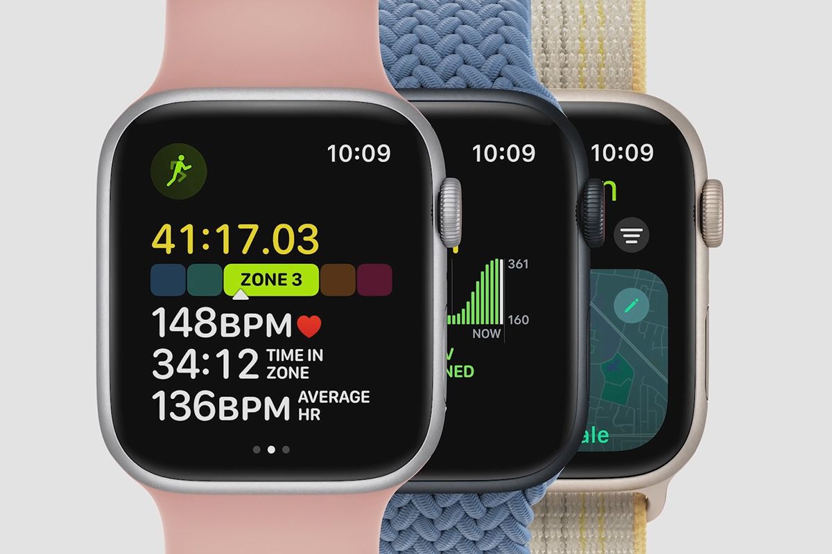 Apple Watch SE 2nd-generation in three colors