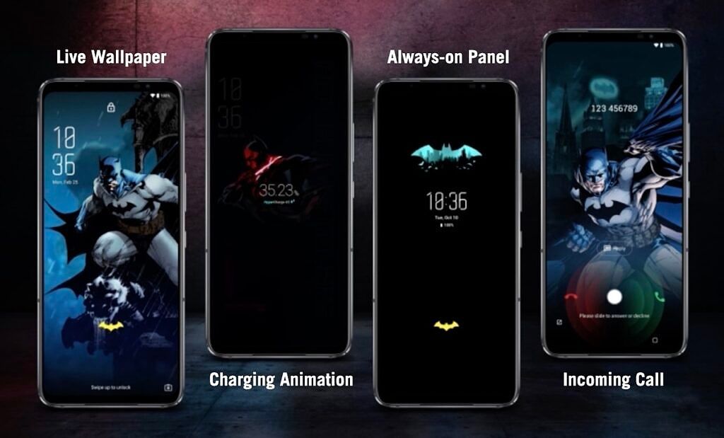 Asus ROG Phone 6 Batman Edition software customizations.