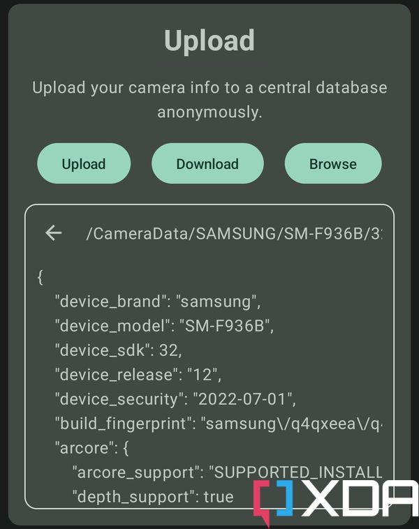 This app lets you list the Camera2 and CameraX extensions supported by