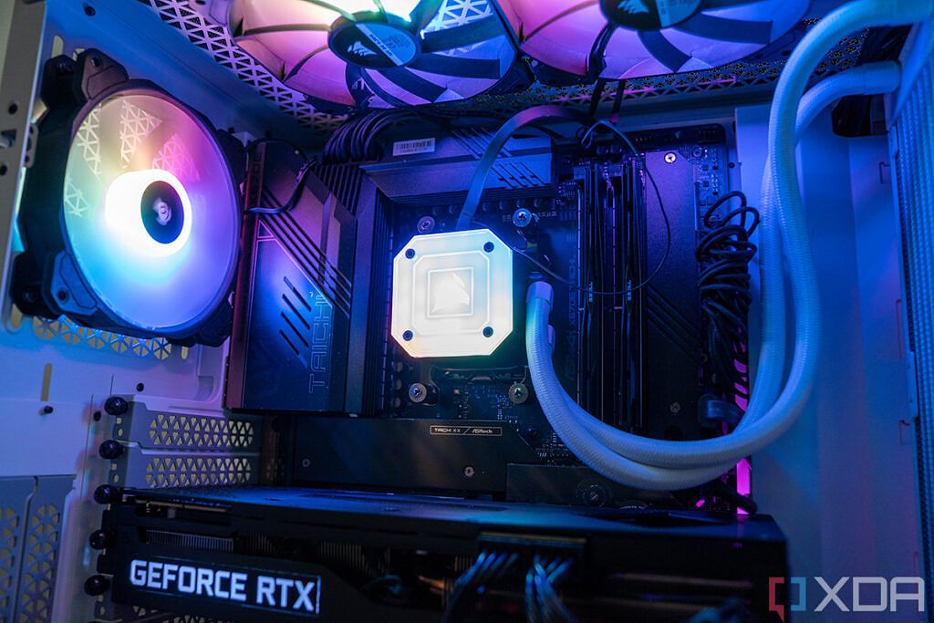 PC build with Corsair cooler