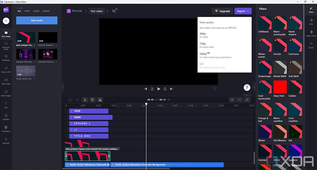 How to use Clipchamp, the new video editor in Windows 11 version 22H2