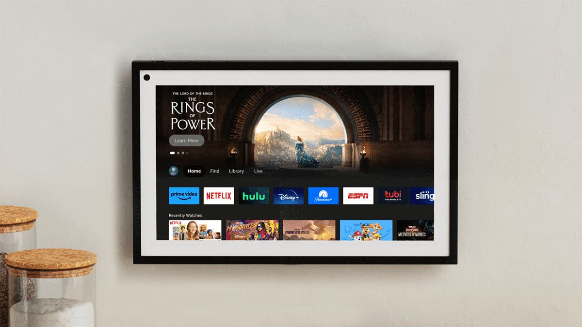 Fire TV on the Echo Show 15