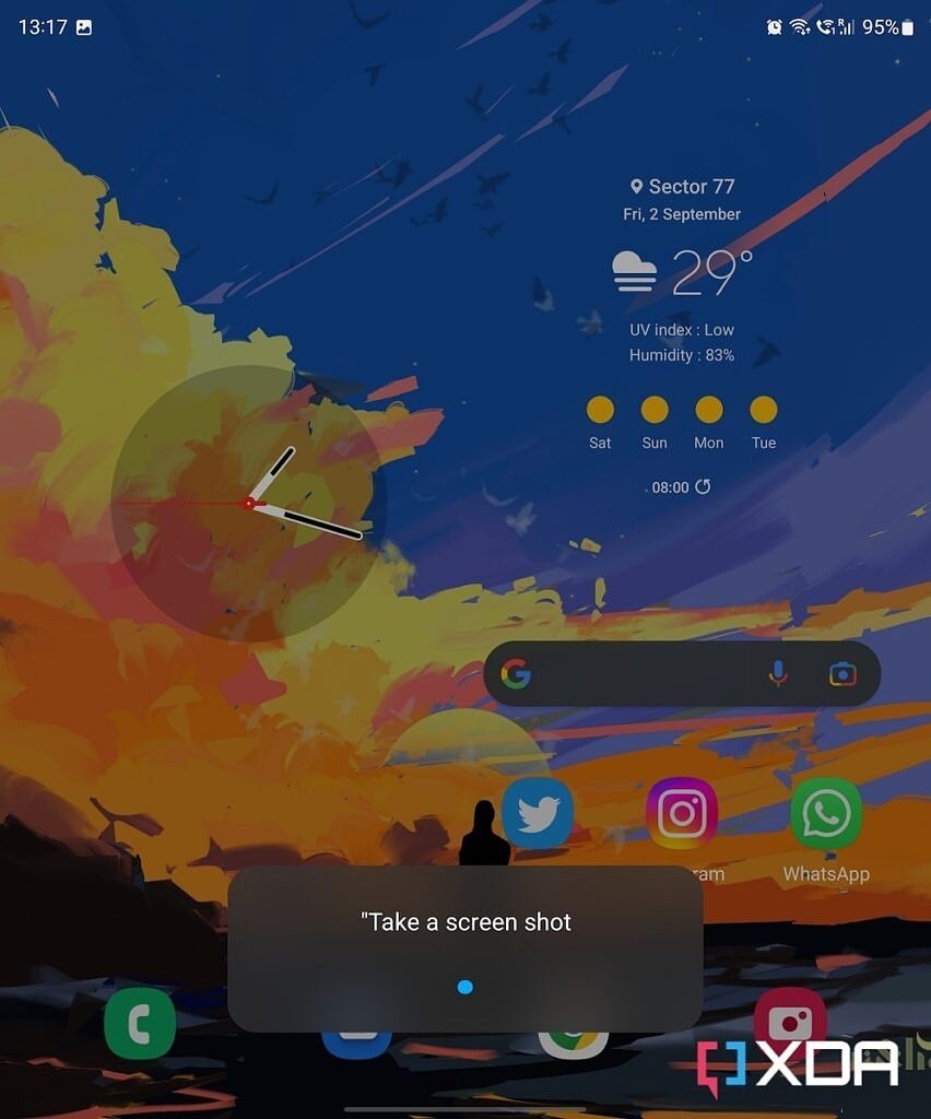 How to take a screenshot using Bixby on the Galaxy Z Fold 4