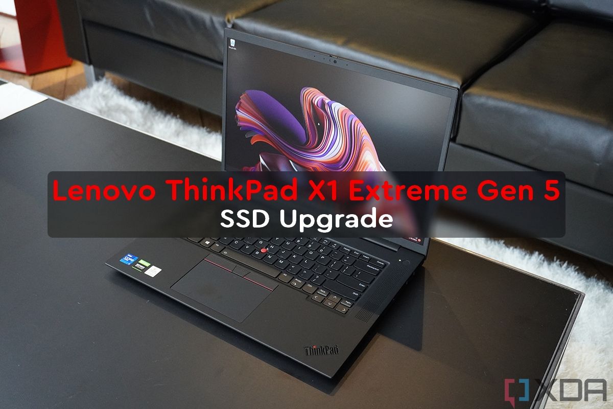 How to upgrade the SSD on the Lenovo ThinkPad X1 Extreme Gen 5