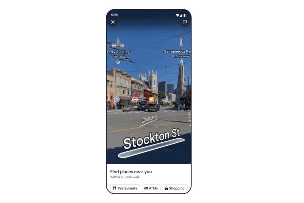 A screenshot showing the Live View feature on a phone.