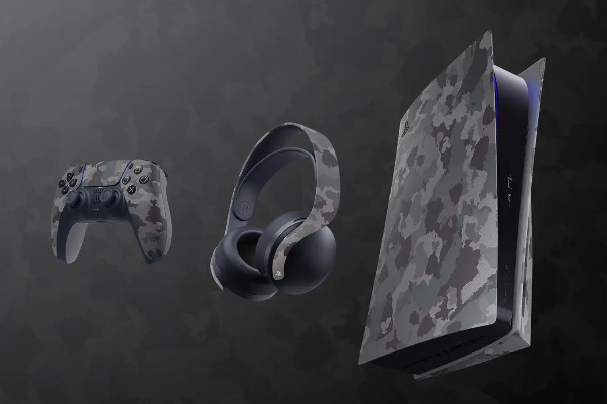 Sony debuts PlayStation 5 Gray Camouflage collection